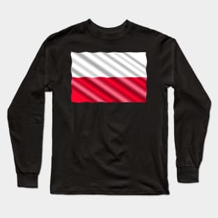 Polska - flag of Poland Long Sleeve T-Shirt